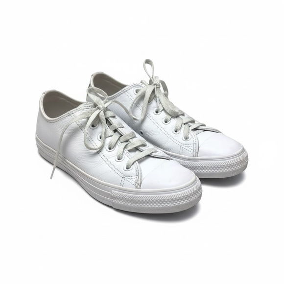 Converse All Stars Shoes - Converse All Stars White Leather size 6 men’s, size 8 women’s